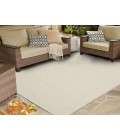 Karastan Lanai By Salt Life Ivory/White R1269 6 ft. 6 in. X 9 ft. Rectangle Rug