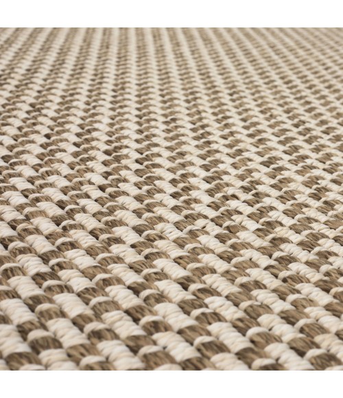 Karastan Lanai By Salt Life Brown/Tan R1269 6 ft. 6 in. X 9 ft. Rectangle Rug