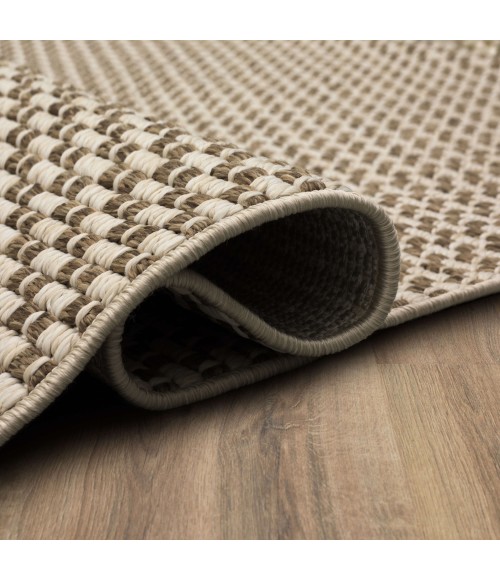 Karastan Lanai By Salt Life Brown/Tan R1269 6 ft. 6 in. X 9 ft. Rectangle Rug