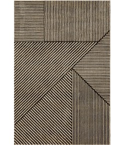 Karastan Bobby Berk By Karastan (Series 3) Linea Onyx Area Rug 5 ft. 3 in. X 7 ft. 10 in. Rectangle