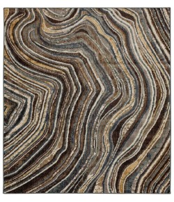 Karastan Milestones by Drew & Jonathan Home Brown/Tan 92707 5 ft. 3 in. X 7 ft. 10 in. Rectangle Rug