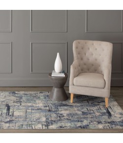 Karastan Axiom Lyric Indigo Rug 1 ft. 6 X 1 ft. 6 Rectangle