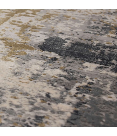 Tryst Area Rug Karastan Marseille Grey 1' 6" x 1' 6" Area Rug