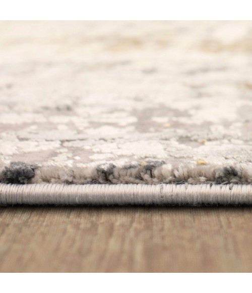 Tryst Area Rug Karastan Marseille Grey 1' 6" x 1' 6" Area Rug