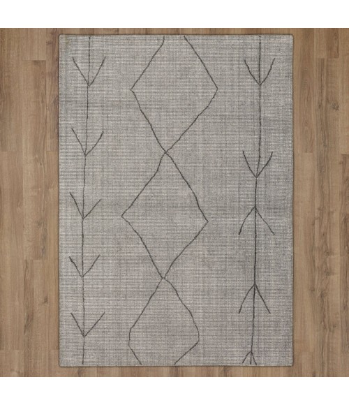 Karastan Meknes Charcoal 1' 6" x 1' 6" Area Rug
