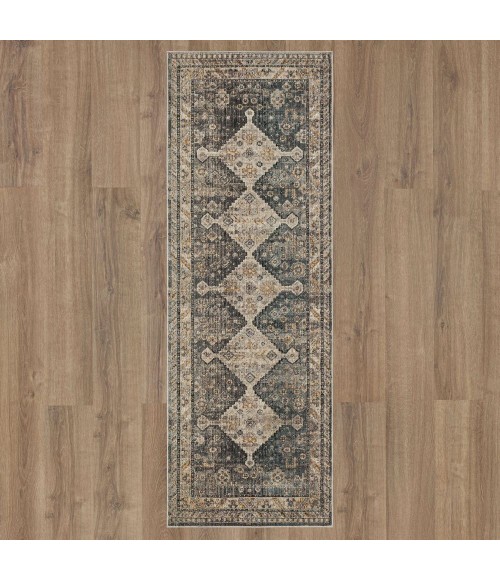 Karastan Milo Grey 2' 7" x 7' 3" Area Rug