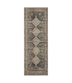 Karastan Echo Milo Grey Rug 2 ft. 7 in. X 7 ft. 3 in. Runner