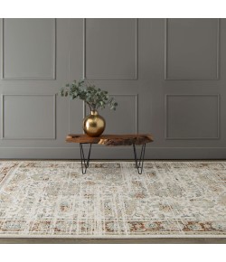 Karastan Zephyr Mistral Rust Rug 1 ft. 6 X 1 ft. 6 Rectangle