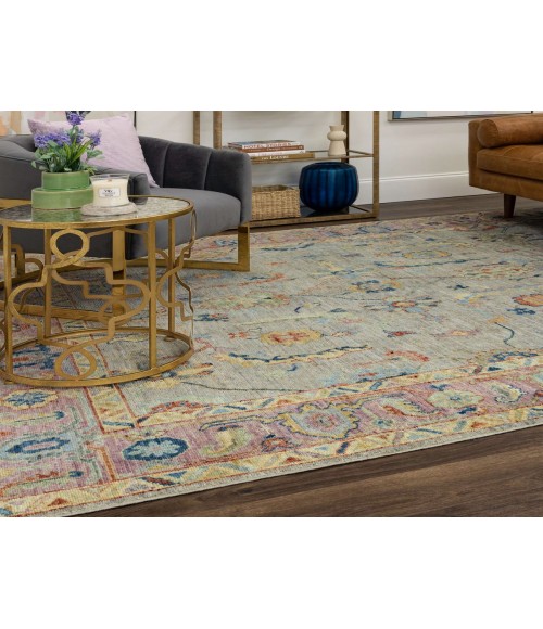 Mystique Blue Rug R1217 8 ft. X 10 ft. Rectangle - Rugs Town Karastan Mystique Blue R1217 8 ft. X 10 ft. Rectangle Rug