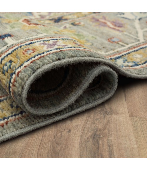 Karastan Mystique Grey/Silver R1217 9 ft. X 12 ft. Rectangle Rug
