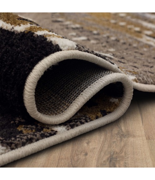 Milestones by Drew & Jonathan Home Black Rug 92727 5 ft. 3 in. X 7 ft. 10 in. Rectangle - Rugs Town Karastan Milestones by Drew & Jonathan Home Black 92727 5 ft. 3 in. X 7 ft. 10 in. Rectangle Rug