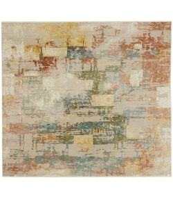 Karastan Memento Nostalgic Cream Area Rug 2 ft. 5 in. X 7 ft. 5 in. Runner