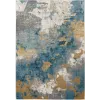 Karastan Tryst Grey Blue Nuvole Grey Blue 12ft. x 15ft. Rect. Rug