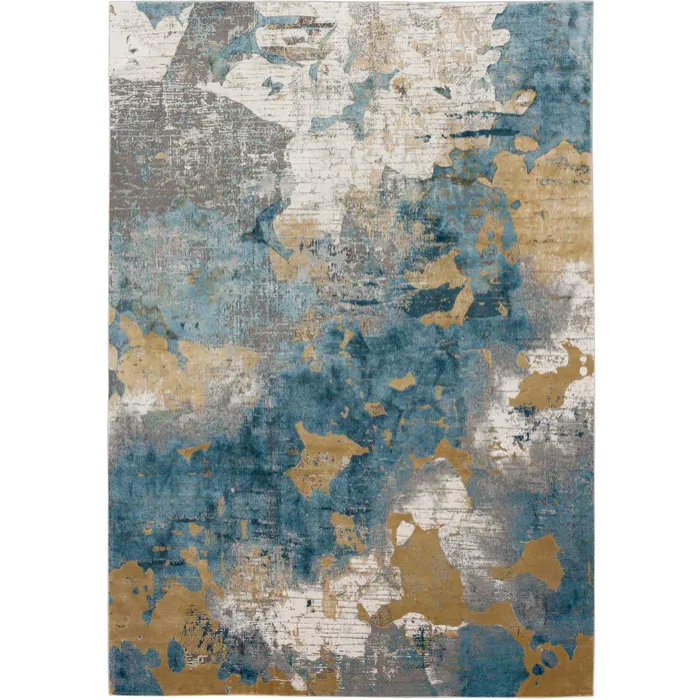 Karastan Tryst Grey Blue Nuvole Grey Blue 12ft. x 15ft. Rect. Rug