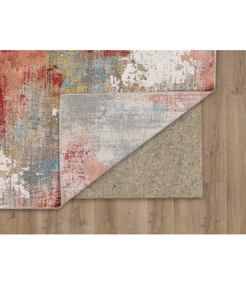 Karastan Tryst Grey/Silver R1289 2 ft. 6 in. X 8 ft. Rectangle Rug