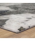 Karastan Tryst Grey/Silver R1289 2 ft. 6 in. X 8 ft. Rectangle Rug
