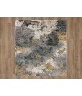 Karastan Tryst Grey/Silver R1289 2 ft. 6 in. X 8 ft. Rectangle Rug