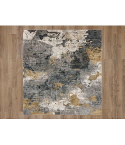 Karastan Tryst Grey/Silver R1289 9 ft. X 12 ft. Rectangle Rug