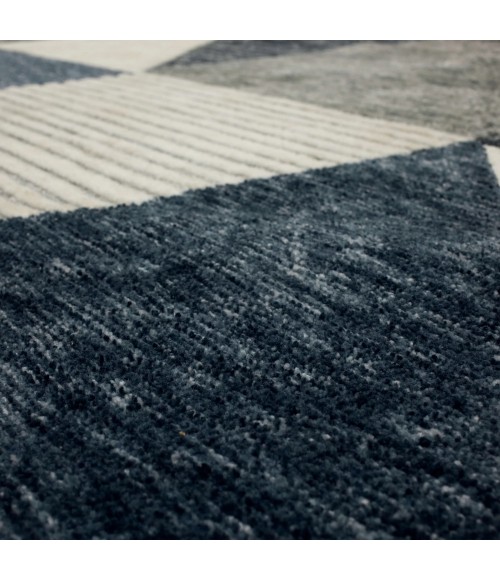 Karastan Oblique Blue 8' x 10' Area Rug
