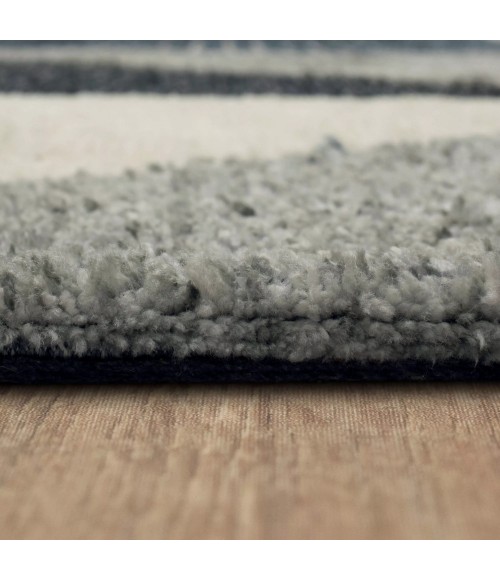 Karastan Oblique Blue 8' x 10' Area Rug