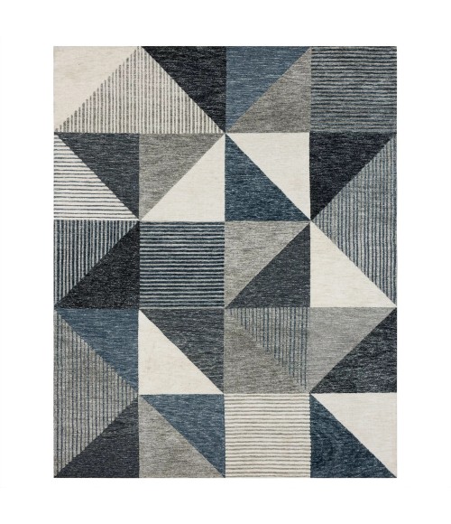 Karastan Oblique Blue 8' x 10' Area Rug