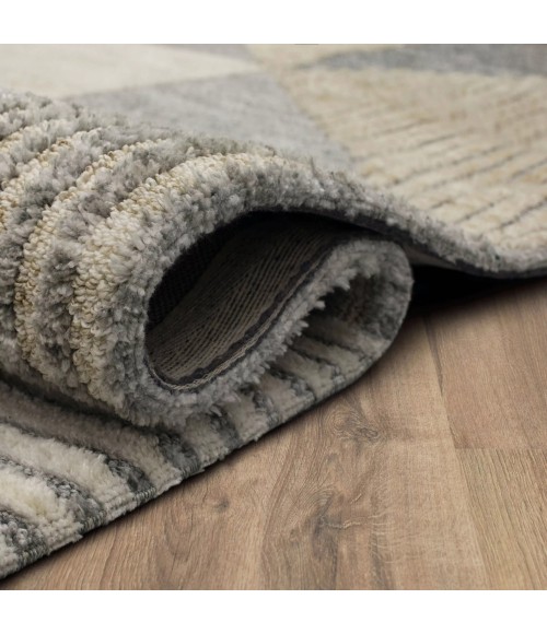 Karastan Oblique Tan 8' x 10' Area Rug