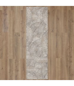 Karastan Rendition by Stacy Garcia Home Grey/Silver 92424 2 ft. 6 in. X 10 ft. Rectangle Rug