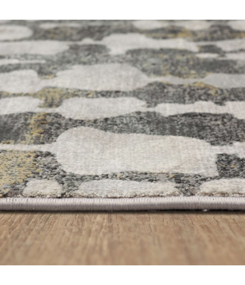 Tryst Grey/Silver Rug R1287 9 ft. X 12 ft. Rectangle - Rugs Town Karastan Tryst Grey/Silver R1287 9 ft. X 12 ft. Rectangle Rug