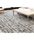 Tryst Grey/Silver Rug R1287 8 ft. X 11 ft. Rectangle - Rugs Town Karastan Tryst Grey/Silver R1287 8 ft. X 11 ft. Rectangle Rug