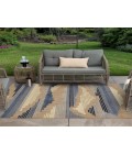 Cabana Blue Rug R1273 6 ft. X 9 ft. Rectangle - Rugs Town Karastan Cabana Blue R1273 6 ft. X 9 ft. Rectangle Rug