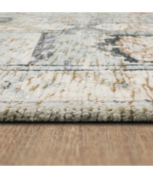 Zula Light Teal Rug R1220 8 ft. X 10 ft. Rectangle - Rugs Town Karastan Zula Light Teal R1220 8 ft. X 10 ft. Rectangle Rug