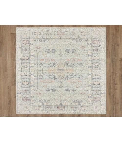 Zula Light Teal Rug R1220 8 ft. X 10 ft. Rectangle - Rugs Town Karastan Zula Light Teal R1220 8 ft. X 10 ft. Rectangle Rug