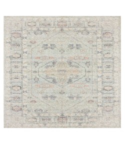 Karastan Zula Light Teal R1220 8 ft. X 10 ft. Rectangle Rug