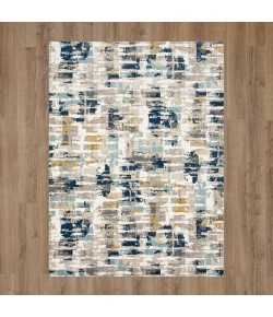 Karastan Vanguard By Drew & Jonathan Home Provenance Majolica Blue Rug 1 ft. 6 in. X 1 ft. 6 in. Rectangle