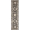 Karastan Windermere Grey/Silver R1258 2 ft. 6 in. X 10 ft. Rectangle Rug