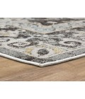 Karastan Windermere Grey/Silver R1258 6 ft. 6 in. X 9 ft. 10 in. Rectangle Rug