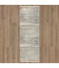 Karastan Silk Road Cream Dark Grey 2' 7" x 7' 3" Area Rug