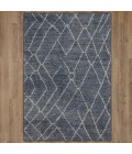 Tangier Area Rug Karastan Spartel Blue Steel 1' 6" x 1' 6" Area Rug