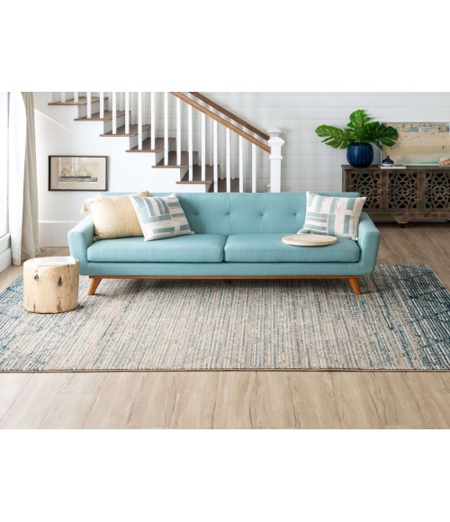 Karastan Coconut Grove by Salt Life Oyster 92767 8 ft. X 11 ft. Rectangle Rug