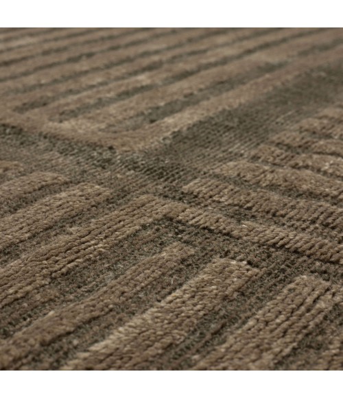 Karastan Bobby Berk by Karastan (Series 2) Brown/Tan R1194 5 ft. X 8 ft. Rectangle Rug