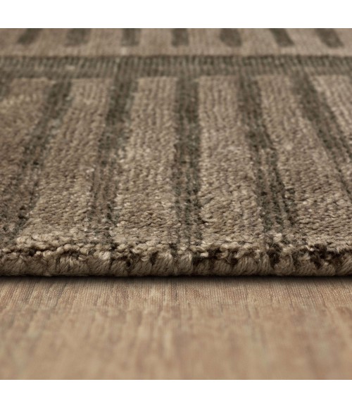 Karastan Bobby Berk by Karastan (Series 2) Brown/Tan R1194 5 ft. X 8 ft. Rectangle Rug