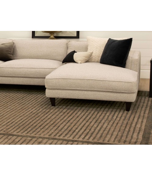 Karastan Bobby Berk by Karastan (Series 2) Brown/Tan R1194 8 ft. X 10 ft. Rectangle Rug