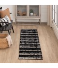 Karastan Traverse Lanes Charcoal 2' x 8' Area Rug