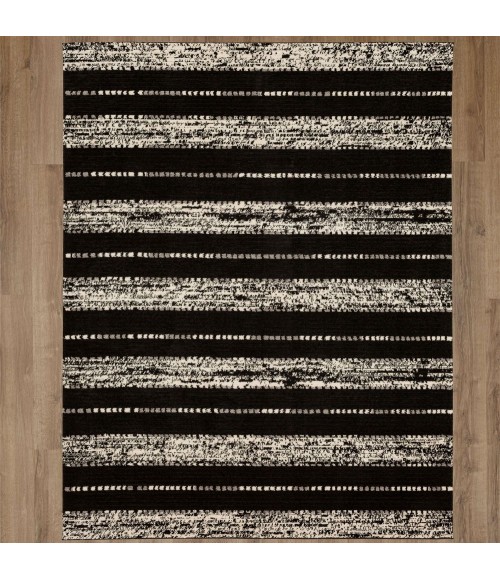 Karastan Traverse Lanes Charcoal 8' x 10' Area Rug