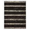 Karastan Traverse Lanes Charcoal Rug 2 ft. X 8 ft. Runner