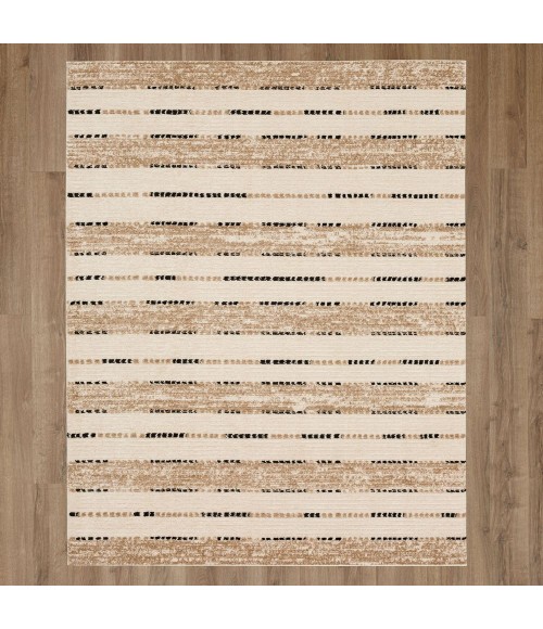 Karastan Traverse Lanes Tan 8' x 10' Area Rug