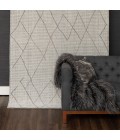 TANGIER RUG Karastan Rugs Tangier Tribal Diamond Silver