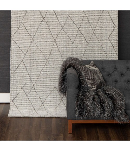 TANGIER RUG Karastan Rugs Tangier Tribal Diamond Silver