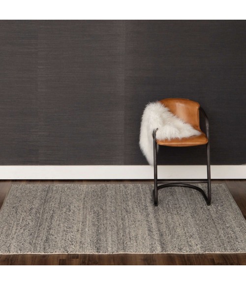 Karastan Tableau Grey/Silver Rug RG181 5 ft. X 8 ft. Rect. - Rugs Town Karastan Tableau Umbra Grey 5' x 8' Area Rug