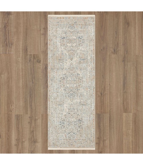 Karastan Via Salaria Cream Beige 2' 7" x 7' 3" Area Rug
